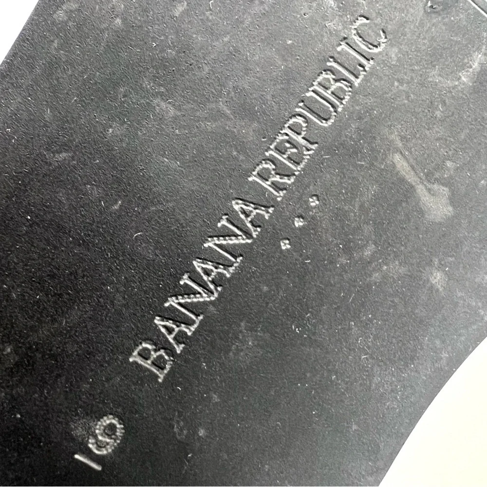 Banana Republic Factory Black Leather Classic Penny Loafers Flats Women’s 9 - Picture 14 of 16